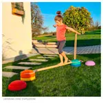 Image shows Balancing bar for stacking blocks, L x W x H 160 x 28 x 4.3cm
