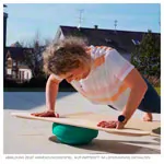 Image shows Rocking board for stacking block, L x W x H 90 x 28 x 2.2 cm