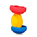 Stapelstein COLORS Set classic primary, 3 stacking stones 1x blue, 1x yellow, 1x red