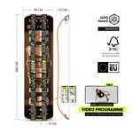 GIBBON Giboard set Caesar JIB, double slackline