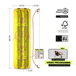 GIBBON Giboard Set Bonzo Classic, Double Slackline