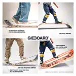 GIBBON Giboard Set Bonzo Classic, Double Slackline