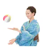 Japanese paper ball, 10 pieces  15 cm