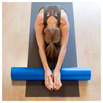 softX pilates roll   14.5 cm x 90 cm blue