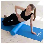 Yoga roller,  15 cm x 90 cm, blue