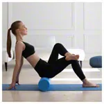 Yoga roller,  15 cm x 90 cm, blue