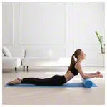 Yoga roller,  15 cm x 90 cm, blue