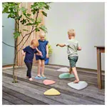 Hilltops, river stones and balance path Nordic, set 16 pcs.