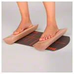 Pedalo foot and leg axis trainer foot roller, pair