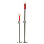 Telescopic racks for pedalo, adjustable from 62-94 cm, pair