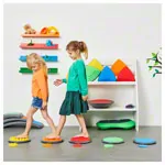 Tactile discs-set 1: 5x large  27 cm + 5x small  11 cm