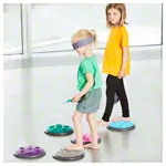 Tactile discs set 2: 5x large  27 cm + 5 x small  11 cm