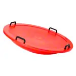 Balance board made of plastic,  76 cm, red