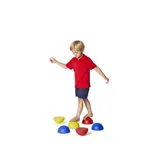 Balancing plastic hemispheres, 6.pcs.