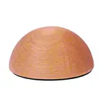 Balancing hemisphere made of solid wood, naturalised, one piece
