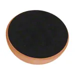 Balancing hemisphere made of solid wood, naturalised, one piece