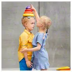Balancing game Clowns hat  14,5 cm x 18 cm