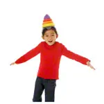Balancing game Clowns hat  14,5 cm x 18 cm