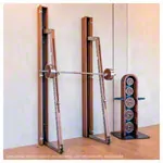 NOHrD WeightPlate Tower 2x dumbbells, 1x barbell 20x weight plates, Club-Sport