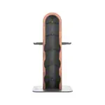 NOHrD WeightPlate Tower 2x dumbbells, 1x barbell 20x weight plates, walnut