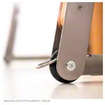 Image shows NOHRD SquatRack folding dumbbell rack oak