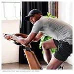 Image shows NOHrD bike ergometer oak
