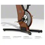 NOHrD bike ergometer walnut