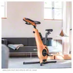 Image shows NOHrD bike ergometer walnut