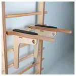 Pedalo dip bar for wall bars