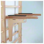 Pedalo dip bar for wall bars