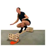 Pedalo balance trainer Challenger Artist, LxWxH 165x40x22 cm
