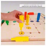 Pedalo large board- game collection, LxWxH 75x75x3 cm