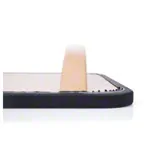 Image shows Seesaw board with non-slip surface, small, 50x50x10 cm, black