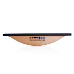 Image shows Seesaw board with non-slip surface, big, 160x60x13 cm, black
