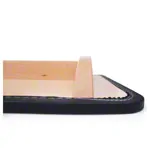 Image shows Seesaw board with non-slip surface, big, 160x60x13 cm, black