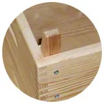 Vaulting box, LxWxH 150x50x90 cm, 4-piece