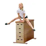 Vaulting boxes, LxWxH 150x50x110 cm, 5 pieces.