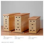 Image shows Vaulting boxes, LxWxH 150x50x110 cm, 5 pieces.
