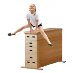 Vaulting boxes, LxWxH 150x50x110 cm, 6 pieces.