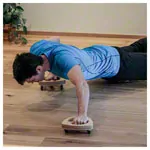 Erzi abdominal trainer Core Roller, set of 2