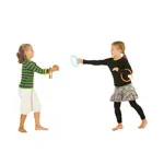 Gonge coordination set, 7 pcs mini top play tops, activity rings