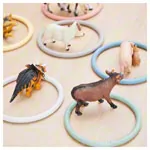 Gonge coordination set nordic, 7 pcs mini top play tops, activity rings