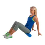 softX fascia roll 95,  9.5 cm x 40 cm, blue