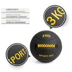Sport-Tec Wall Ball Robusta, 35 cm, 3 kg, yellow
