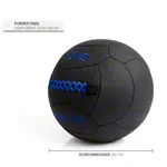 Sport-Tec Wall Ball Robusta, 35 cm, 12 kg, blue