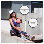 Sport-Tec medicine ball  19 cm, 1 kg, pink