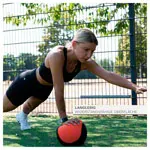 Sport-Tec medicine ball  23 cm, 4 kg, red