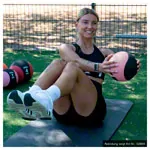 Sport-Tec medicine ball set 11 pcs., 1-10 kg incl. stand