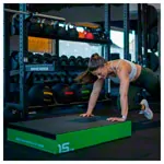 Sport-Tec Jumping Trainer Soft Plyo Box, 15 cm, stackable, green