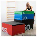 Sport-Tec Jumping Trainer Soft Plyo Box, 15 cm, stackable, green